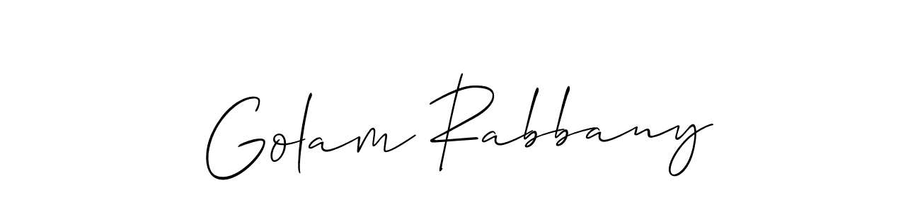 Best and Professional Signature Style for Golam Rabbany. Allison_Script Best Signature Style Collection. Golam Rabbany signature style 2 images and pictures png