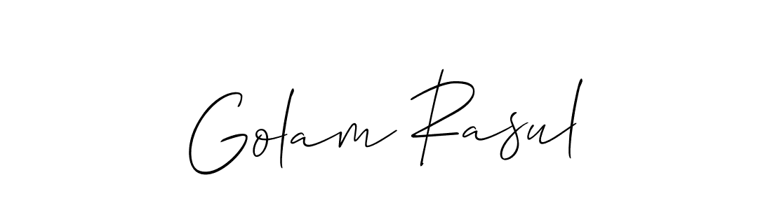 Also You can easily find your signature by using the search form. We will create Golam Rasul name handwritten signature images for you free of cost using Allison_Script sign style. Golam Rasul signature style 2 images and pictures png