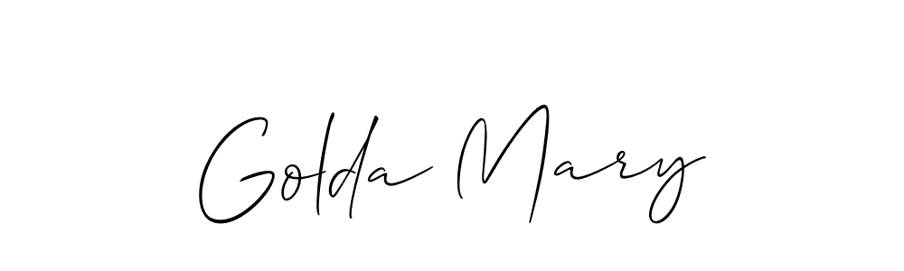 Once you've used our free online signature maker to create your best signature Allison_Script style, it's time to enjoy all of the benefits that Golda Mary name signing documents. Golda Mary signature style 2 images and pictures png