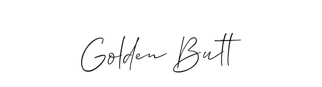 Also You can easily find your signature by using the search form. We will create Golden Butt name handwritten signature images for you free of cost using Allison_Script sign style. Golden Butt signature style 2 images and pictures png