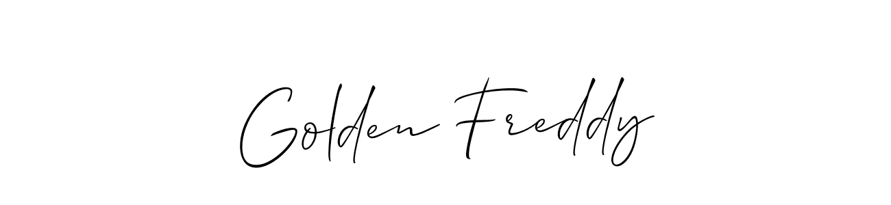 Here are the top 10 professional signature styles for the name Golden Freddy. These are the best autograph styles you can use for your name. Golden Freddy signature style 2 images and pictures png
