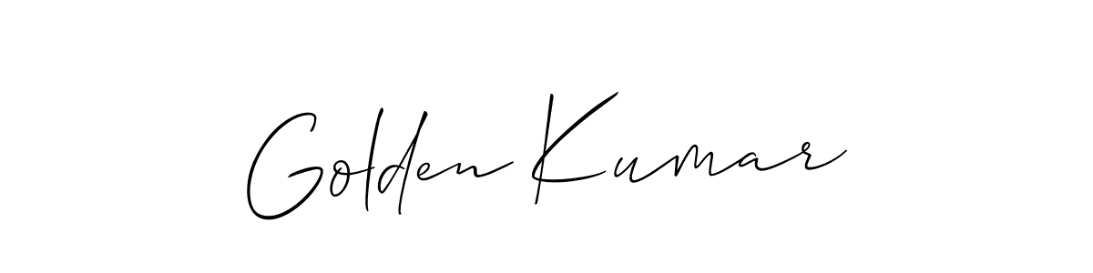 The best way (Allison_Script) to make a short signature is to pick only two or three words in your name. The name Golden Kumar include a total of six letters. For converting this name. Golden Kumar signature style 2 images and pictures png