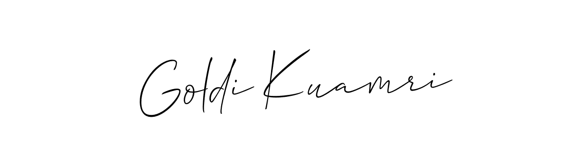 You can use this online signature creator to create a handwritten signature for the name Goldi Kuamri. This is the best online autograph maker. Goldi Kuamri signature style 2 images and pictures png