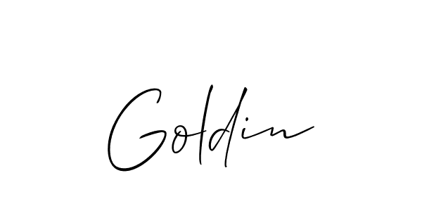 Also You can easily find your signature by using the search form. We will create Goldin name handwritten signature images for you free of cost using Allison_Script sign style. Goldin signature style 2 images and pictures png