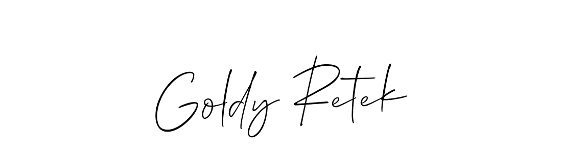 This is the best signature style for the Goldy Retek name. Also you like these signature font (Allison_Script). Mix name signature. Goldy Retek signature style 2 images and pictures png