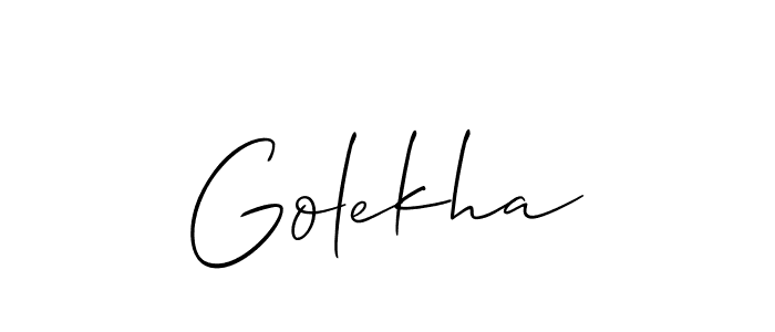 Check out images of Autograph of Golekha name. Actor Golekha Signature Style. Allison_Script is a professional sign style online. Golekha signature style 2 images and pictures png