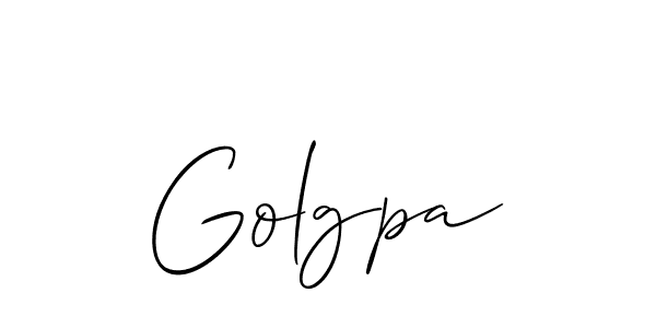 Also You can easily find your signature by using the search form. We will create Golgpa name handwritten signature images for you free of cost using Allison_Script sign style. Golgpa signature style 2 images and pictures png
