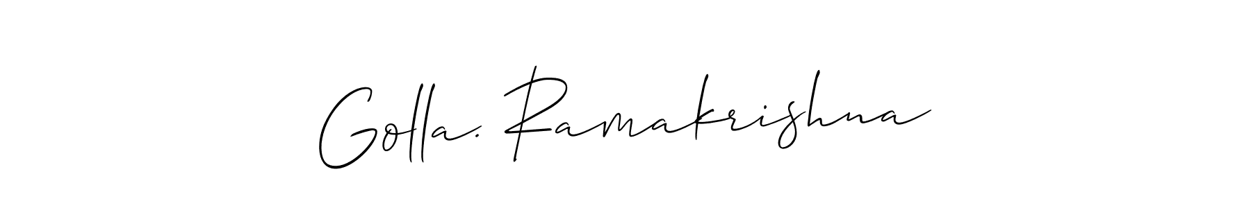 Once you've used our free online signature maker to create your best signature Allison_Script style, it's time to enjoy all of the benefits that Golla. Ramakrishna name signing documents. Golla. Ramakrishna signature style 2 images and pictures png