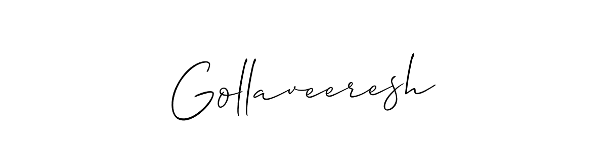 Best and Professional Signature Style for Gollaveeresh. Allison_Script Best Signature Style Collection. Gollaveeresh signature style 2 images and pictures png