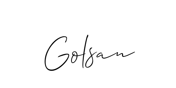 Check out images of Autograph of Golsan name. Actor Golsan Signature Style. Allison_Script is a professional sign style online. Golsan signature style 2 images and pictures png
