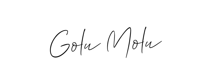 Make a beautiful signature design for name Golu Molu. Use this online signature maker to create a handwritten signature for free. Golu Molu signature style 2 images and pictures png