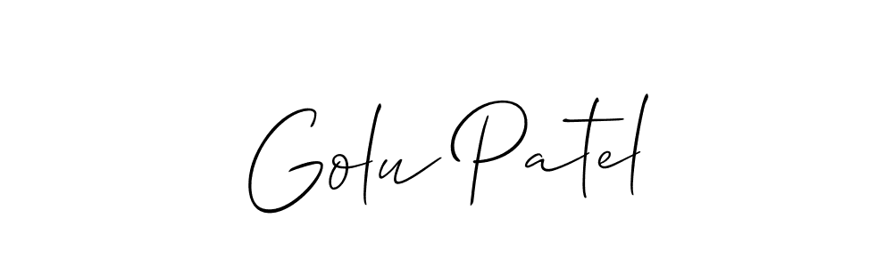 Check out images of Autograph of Golu Patel name. Actor Golu Patel Signature Style. Allison_Script is a professional sign style online. Golu Patel signature style 2 images and pictures png