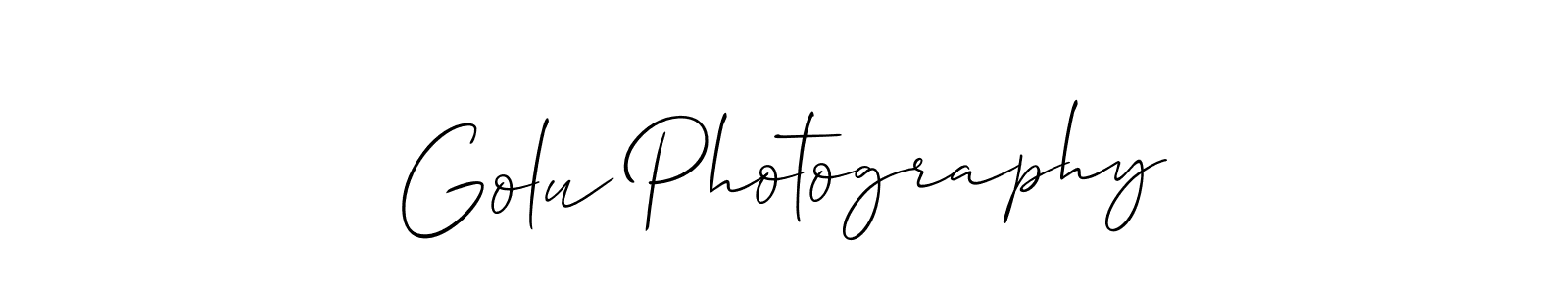 Check out images of Autograph of Golu Photography name. Actor Golu Photography Signature Style. Allison_Script is a professional sign style online. Golu Photography signature style 2 images and pictures png