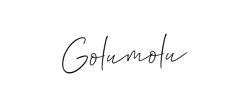 Also You can easily find your signature by using the search form. We will create Golumolu name handwritten signature images for you free of cost using Allison_Script sign style. Golumolu signature style 2 images and pictures png