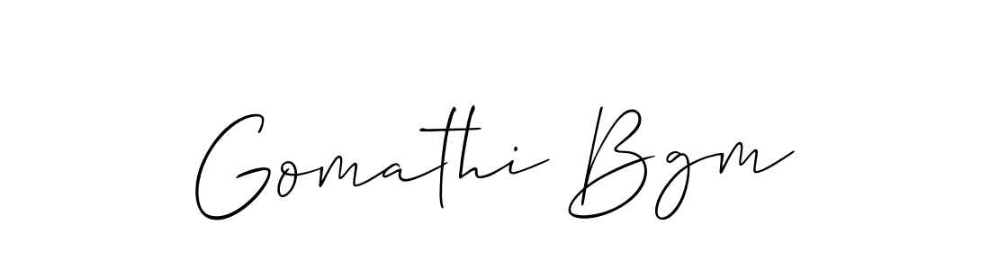 Check out images of Autograph of Gomathi Bgm name. Actor Gomathi Bgm Signature Style. Allison_Script is a professional sign style online. Gomathi Bgm signature style 2 images and pictures png