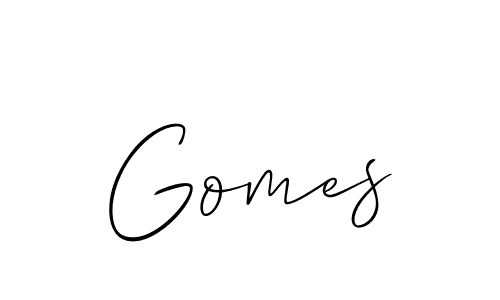 It looks lik you need a new signature style for name Gomes. Design unique handwritten (Allison_Script) signature with our free signature maker in just a few clicks. Gomes signature style 2 images and pictures png