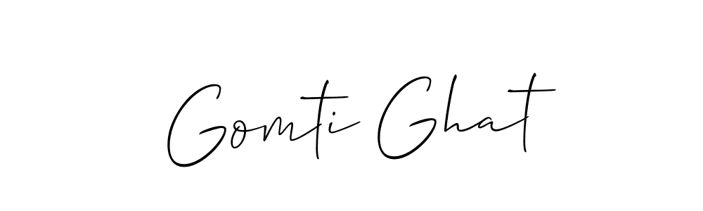 Gomti Ghat stylish signature style. Best Handwritten Sign (Allison_Script) for my name. Handwritten Signature Collection Ideas for my name Gomti Ghat. Gomti Ghat signature style 2 images and pictures png
