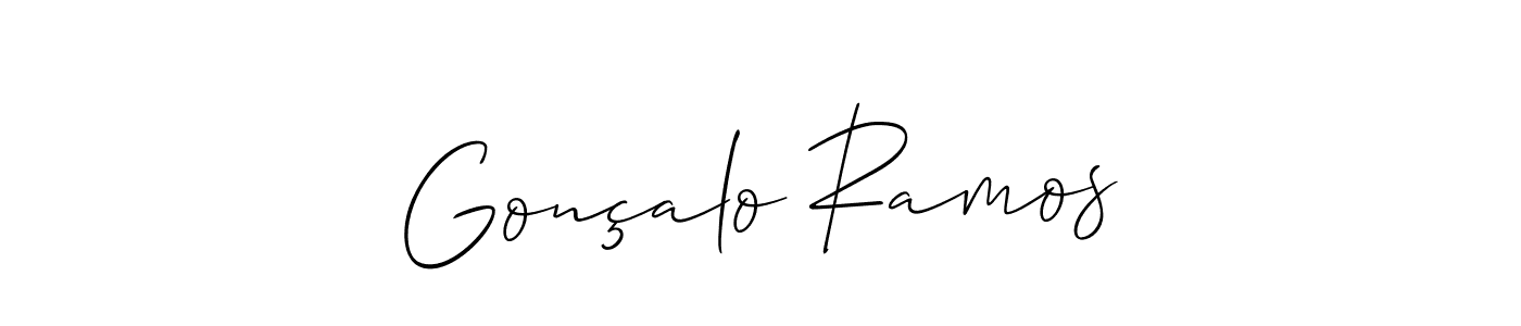 It looks lik you need a new signature style for name Gonçalo Ramos. Design unique handwritten (Allison_Script) signature with our free signature maker in just a few clicks. Gonçalo Ramos signature style 2 images and pictures png