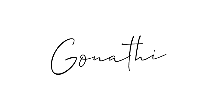 Once you've used our free online signature maker to create your best signature Allison_Script style, it's time to enjoy all of the benefits that Gonathi name signing documents. Gonathi signature style 2 images and pictures png