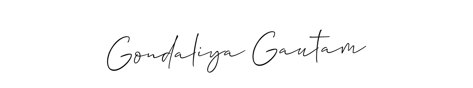Best and Professional Signature Style for Gondaliya Gautam. Allison_Script Best Signature Style Collection. Gondaliya Gautam signature style 2 images and pictures png
