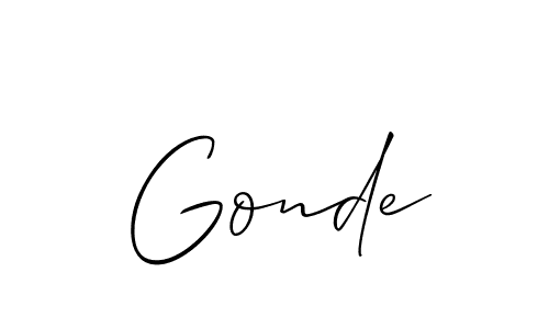 See photos of Gonde official signature by Spectra . Check more albums & portfolios. Read reviews & check more about Allison_Script font. Gonde signature style 2 images and pictures png