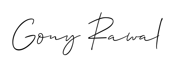 Make a short Gony Rawal signature style. Manage your documents anywhere anytime using Allison_Script. Create and add eSignatures, submit forms, share and send files easily. Gony Rawal signature style 2 images and pictures png