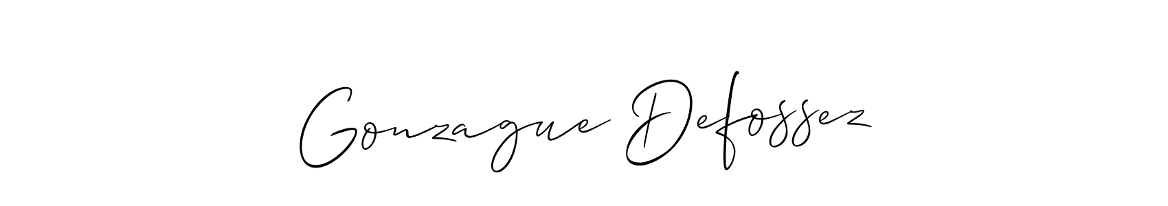 See photos of Gonzague Defossez official signature by Spectra . Check more albums & portfolios. Read reviews & check more about Allison_Script font. Gonzague Defossez signature style 2 images and pictures png
