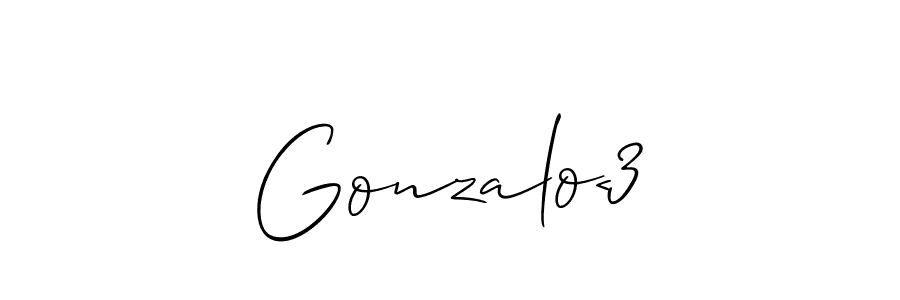 Here are the top 10 professional signature styles for the name Gonzalo<3. These are the best autograph styles you can use for your name. Gonzalo<3 signature style 2 images and pictures png
