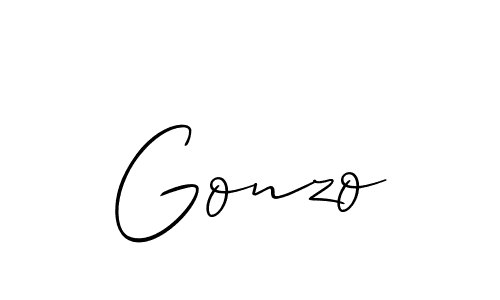 Design your own signature with our free online signature maker. With this signature software, you can create a handwritten (Allison_Script) signature for name Gonzo. Gonzo signature style 2 images and pictures png