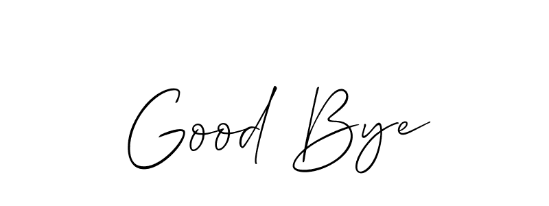 Make a beautiful signature design for name Good Bye. Use this online signature maker to create a handwritten signature for free. Good Bye signature style 2 images and pictures png