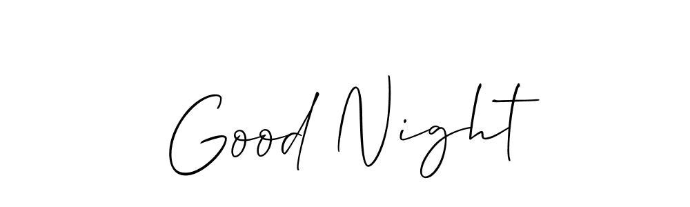 You should practise on your own different ways (Allison_Script) to write your name (Good Night) in signature. don't let someone else do it for you. Good Night signature style 2 images and pictures png