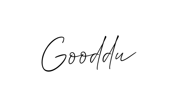 Allison_Script is a professional signature style that is perfect for those who want to add a touch of class to their signature. It is also a great choice for those who want to make their signature more unique. Get Gooddu name to fancy signature for free. Gooddu signature style 2 images and pictures png