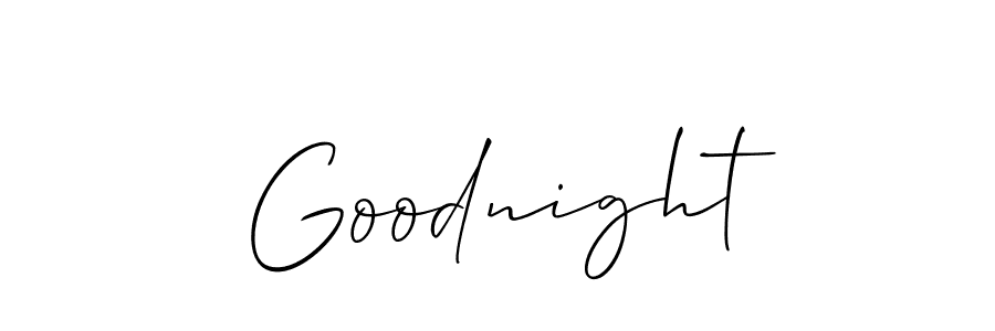 Once you've used our free online signature maker to create your best signature Allison_Script style, it's time to enjoy all of the benefits that Goodnight name signing documents. Goodnight signature style 2 images and pictures png
