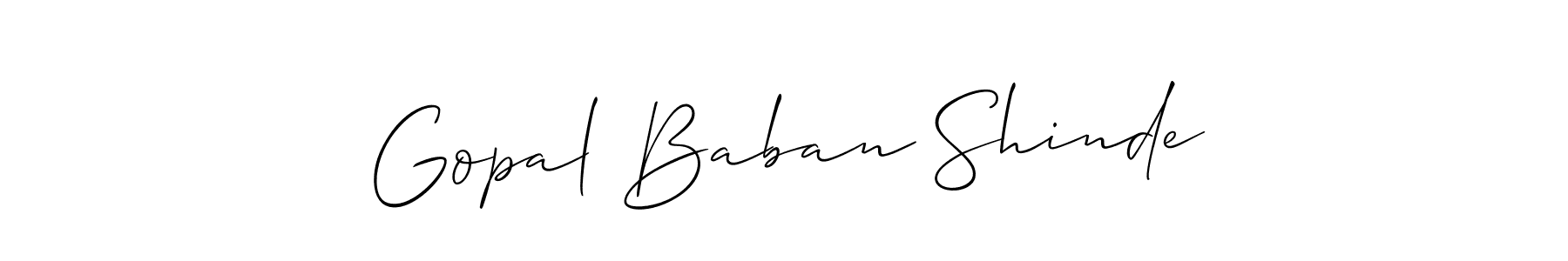 Also You can easily find your signature by using the search form. We will create Gopal Baban Shinde name handwritten signature images for you free of cost using Allison_Script sign style. Gopal Baban Shinde signature style 2 images and pictures png