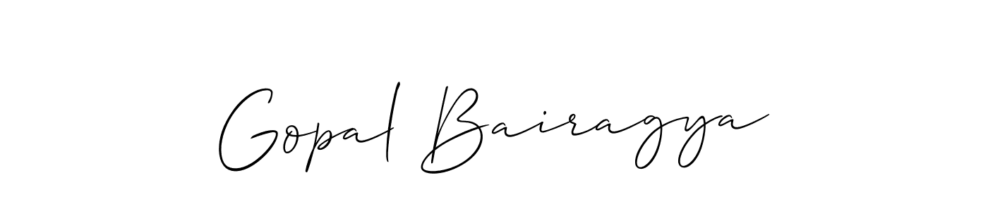 Gopal Bairagya stylish signature style. Best Handwritten Sign (Allison_Script) for my name. Handwritten Signature Collection Ideas for my name Gopal Bairagya. Gopal Bairagya signature style 2 images and pictures png