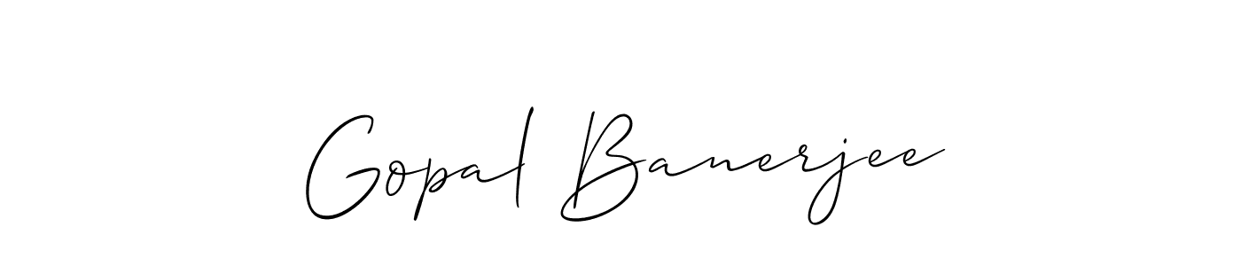 Similarly Allison_Script is the best handwritten signature design. Signature creator online .You can use it as an online autograph creator for name Gopal Banerjee. Gopal Banerjee signature style 2 images and pictures png
