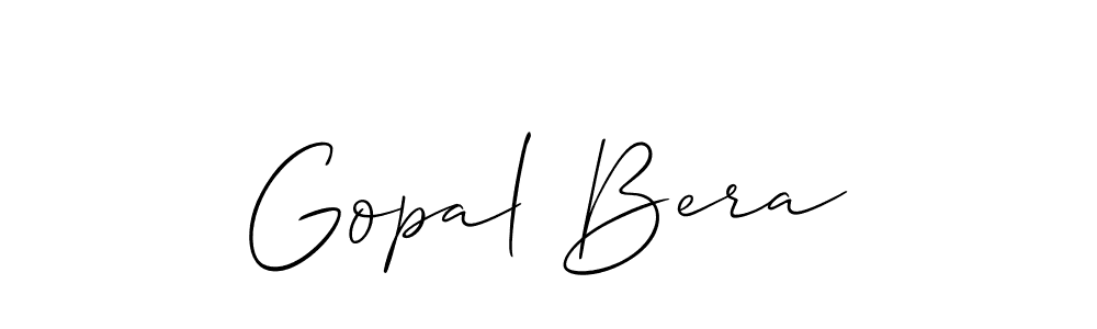 Best and Professional Signature Style for Gopal Bera. Allison_Script Best Signature Style Collection. Gopal Bera signature style 2 images and pictures png