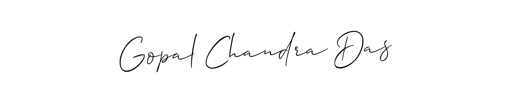 Design your own signature with our free online signature maker. With this signature software, you can create a handwritten (Allison_Script) signature for name Gopal Chandra Das. Gopal Chandra Das signature style 2 images and pictures png