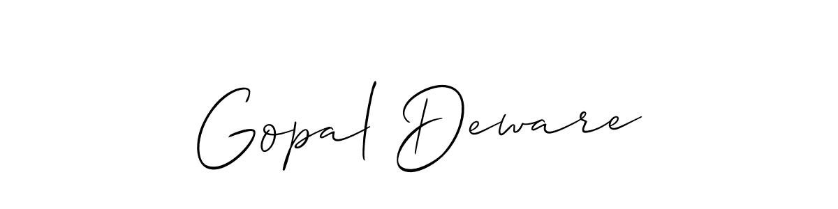 You can use this online signature creator to create a handwritten signature for the name Gopal Deware. This is the best online autograph maker. Gopal Deware signature style 2 images and pictures png