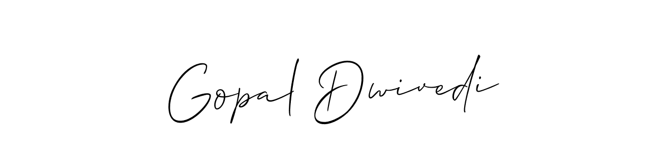 You should practise on your own different ways (Allison_Script) to write your name (Gopal Dwivedi) in signature. don't let someone else do it for you. Gopal Dwivedi signature style 2 images and pictures png