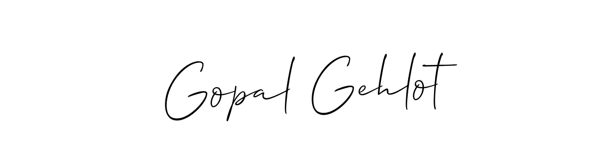 This is the best signature style for the Gopal Gehlot name. Also you like these signature font (Allison_Script). Mix name signature. Gopal Gehlot signature style 2 images and pictures png
