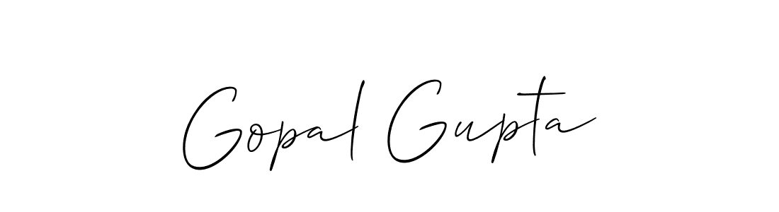 Also You can easily find your signature by using the search form. We will create Gopal Gupta name handwritten signature images for you free of cost using Allison_Script sign style. Gopal Gupta signature style 2 images and pictures png