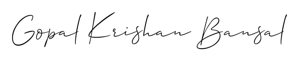 Make a beautiful signature design for name Gopal Krishan Bansal. Use this online signature maker to create a handwritten signature for free. Gopal Krishan Bansal signature style 2 images and pictures png
