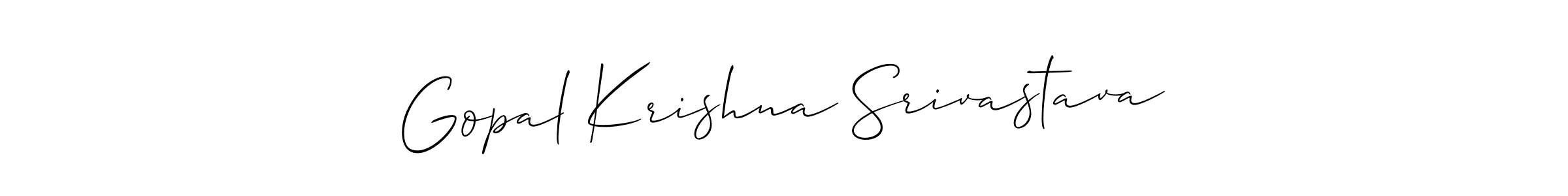 See photos of Gopal Krishna Srivastava official signature by Spectra . Check more albums & portfolios. Read reviews & check more about Allison_Script font. Gopal Krishna Srivastava signature style 2 images and pictures png