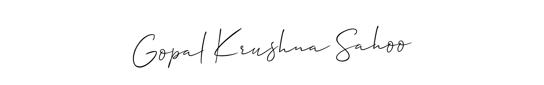 You can use this online signature creator to create a handwritten signature for the name Gopal Krushna Sahoo. This is the best online autograph maker. Gopal Krushna Sahoo signature style 2 images and pictures png