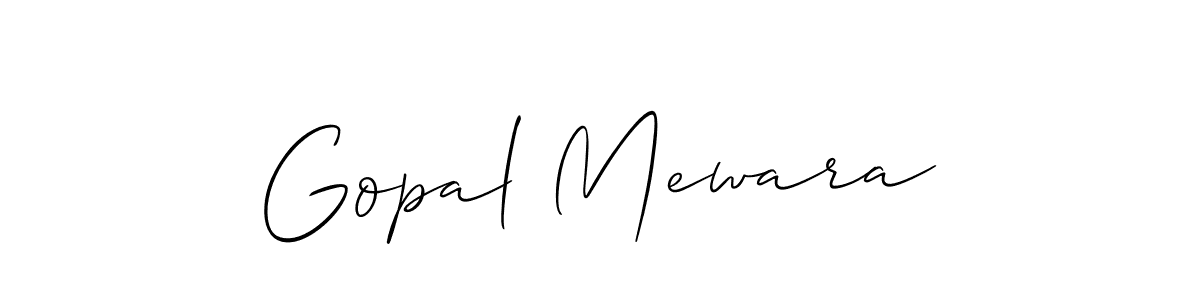 Once you've used our free online signature maker to create your best signature Allison_Script style, it's time to enjoy all of the benefits that Gopal Mewara name signing documents. Gopal Mewara signature style 2 images and pictures png