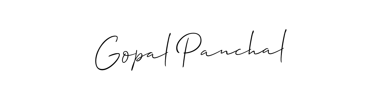 Make a beautiful signature design for name Gopal Panchal. Use this online signature maker to create a handwritten signature for free. Gopal Panchal signature style 2 images and pictures png