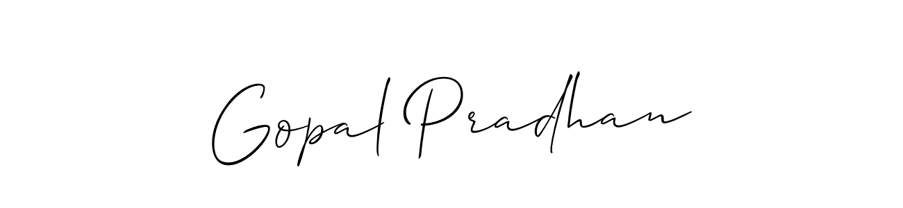 Similarly Allison_Script is the best handwritten signature design. Signature creator online .You can use it as an online autograph creator for name Gopal Pradhan. Gopal Pradhan signature style 2 images and pictures png