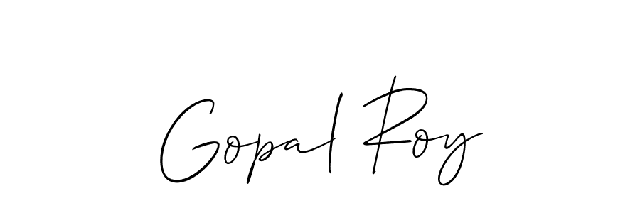 Also You can easily find your signature by using the search form. We will create Gopal Roy name handwritten signature images for you free of cost using Allison_Script sign style. Gopal Roy signature style 2 images and pictures png