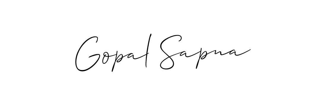 This is the best signature style for the Gopal Sapna name. Also you like these signature font (Allison_Script). Mix name signature. Gopal Sapna signature style 2 images and pictures png